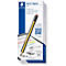 Stylus pen STAEDTLER Noris® Digital Jumbo, voor EMR-compatibele terminals, verwisselbare punt, 4096 drukniveaus, handpalmherkenning, digitale gum, driehoekig, duurzaam materiaal op houtbasis, zwart-geel
