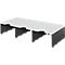styro® Sortierstation styrodoc Jumbo, DIN C4, 1 Etagen/3-reihig/3 Fächer, schwarz