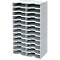 styro® Sortierstation styrodoc Standard SET, DIN C4, 12 Etagen/2-reihig/24 Fächer, grau/grau