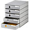styro® Styroval Pro-ladebox, 5 laden, gesloten, B 243 x D 335 x H 323 mm, DIN C4, polystyreen, stapelbaar, ecogrijs