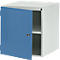 Subestructura de carcasa Manuflex, para banco de trabajo Profi profundidad 700 mm, gris claro/azul brillante