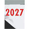 Kalender mit der roten Jahreszahl 2027.