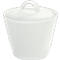 Sucrier Solea, avec couvercle, uni, blanc, porcelaine
