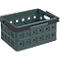Sunware Klappbox Square, Inhalt 24 Liter, mit Griff, schwarz