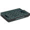 Sunware Klappbox Square, Inhalt 24 Liter, mit Griff, schwarz