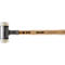 SUPERCRAFT hamer met zacht slagvlak L.360mm kop-D.40mm Hickory terugstootloos