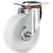 Supplément 2 roulettes directionnelles et 2 roulettes fixes, Ø 108 mm, polyamide,