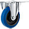 Supplément 2 roulettes directionnelles et 2 roulettes fixes, Ø 125 mm, caoutchouc élastique