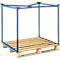 support à palettes de type 65, 1200 x 1000 x 800 mmm, laqué