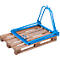 support à palettes de type 65, 1200 x 1000 x 800 mmm, laqué