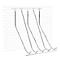 Support à vélos incliné verticalement WSM, 1 côté, p. pneus jusqu'à 60 mm de large, l. 1750 x P 1470 x H 2010 mm, acier galvanisé, pour 5 vélos