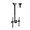 Support d'écran de plafond NM-C440BLACK NewStar, jusqu'à 60', inclinable/rotatif/pivotant, hauteur ajustable