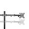 Support d'écran double FPMA-D550DDBLACK NewStar, jusqu'à 32', inclinable/rotatif/pivotant, hauteur & profondeur réglables