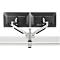Support d'écran double Premium Office BakkerElkhuizen, jusqu'à 12 kg, pince de fixation, pivotant/hauteur ajustable, guide-câbles