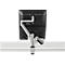 Support d'écran double Premium Office BakkerElkhuizen, jusqu'à 12 kg, pince de fixation, pivotant/hauteur ajustable, guide-câbles