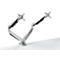 Support d'écran double Smart Office 12 Bakker Elkhuizen, jusqu'à 27', support de table, hauteur ajustable,