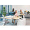 Support d'écran Fellowes Hana™ LT, pour 1 écran jusqu'à 22,6 kg, réglable en hauteur sur 3 positions, avec espace de rangement, L 560 x P 222 x H 102 mm, blanc