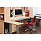 Support d'écran HX Ergotron, pour écrans jusqu'à 42“, ergonomique, hauteur ajustable, avec pince de fixation, blanc