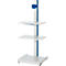 Support d'ordinateur type 6018, l. 650 x P 650 x H 1850 mm, fixe