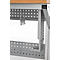 Support d'UC CS-30, alu blanc