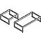 Support de fût FB 2, pour armoire de stockage pour matières dangereuses SM4