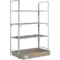 Support de fûts type 540 CEMO, avec bac de rétention en PRV et support de fûts, poids 82 kg, L 1320 x l 800 x H 2000 mm