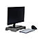 Support de moniteur Circular-Line Bakker Elkhuizen Q-riser 50, en matériau recyclé à 60%, L 300 x P 250 x H 50 mm, gris clair