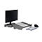 Support de moniteur Circular-Line Bakker Elkhuizen Q-riser 50, en matériau recyclé à 60%, L 300 x P 250 x H 50 mm, gris clair
