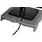 Support de moniteur Circular-Line Bakker Elkhuizen Q-riser 50, en matériau recyclé à 60%, L 300 x P 250 x H 50 mm, gris clair