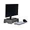 Support de moniteur Circular-Line Bakker Elkhuizen Q-riser 90, en matériau recyclé à 60%, L 300 x P 250 x H 90 mm, gris clair
