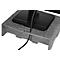 Support de moniteur Circular-Line Bakker Elkhuizen Q-riser 90, en matériau recyclé à 60%, L 300 x P 250 x H 90 mm, gris clair