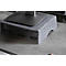 Support de moniteur Circular-Line Bakker Elkhuizen Q-riser 90, en matériau recyclé à 60%, L 300 x P 250 x H 90 mm, gris clair