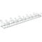 Support de stationnement, 2 côtés, pour pneus jusqu'à W 55 mm, W 3500 x P 3200 x H 500 mm, acier galvanisé à chaud, 20 places de stationnement, monté