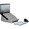 Support ergonomique durable pour PC portable Ergo-Top 320 Circular Bakker Elkhuizen, en acrylate 60% de matériaux recyclés, jusqu'à 17 pouces, gris