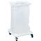 Support mobile Saekko Boy pour sac poubelle de 40 litres, sans couvercle, blanc