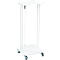 Support mobile Saekko Boy pour sac poubelle de 60 litres, avec couvercle, blanc