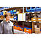 Support mural et de table Tarifold, A3, tôle d’acier, gris clair, avec 10 onglets d'indexation, coloris assortis