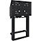 Support mural pour moniteur e.BOX®, pour 1 écran jusqu'à 86' et jusqu'à 120 kg, réglable en hauteur électriquement, protection anti-collision, boîte à câbles, VESA, acier, noir