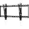 Support mural pour moniteur peerless ST670P, pour moniteurs de 46 à 90', jusqu'à 113 kg, réglable en hauteur et inclinable, noir