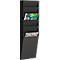 Support mural pour prospectus format A4 portrait 6 compartiments Paperflow, noir