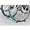 Support pour 2 vélos Mottez - module de base - acier galvanisé - arceau avec caoutchouc - l. 670 x P 590 x H 740 mm