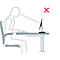 Support pour moniteur en acrylique Q-riser 130, transparent