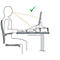 Support pour moniteur en acrylique Q-riser 130, transparent