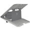 Support pour ordinateur portable Fellowes Breyta™, pour 1 ordinateur portable jusqu'à 15' &amp; jusqu'à 5 kg, réglable en hauteur, pliable, L 235 x P 268 x H 14 mm, 100 % plastique recyclé, blanc