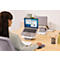 Support pour ordinateur portable Fellowes Breyta™, pour 1 ordinateur portable jusqu'à 15' &amp; jusqu'à 5 kg, réglable en hauteur, pliable, L 235 x P 268 x H 14 mm, 100 % plastique recyclé, blanc