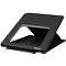 Support pour ordinateur portable Fellowes Breyta™, pour 1 ordinateur portable jusqu'à 15" &amp; jusqu'à 5 kg, réglable en hauteur, pliable, L 235 x P 268 x H 14 mm, 100 % plastique recyclé, noir