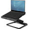 Support pour ordinateur portable Fellowes Hana™, jusqu'à 17 pouces et 4,5 kg, réglable en angle et en hauteur, orientable à 90°, ports USB, noir