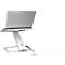 Support pour ordinateur portable Fellowes Hana™ LT, pour 1 ordinateur portable jusqu'à 19" &amp; jusqu'à 4,5 kg, réglable en hauteur/rotatif, gestion des câbles, L 342 x P 396 x H 102 mm, blanc