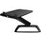 Support pour ordinateur portable Fellowes Hana™ LT, pour 1 ordinateur portable jusqu'à 19' &amp; jusqu'à 4,5 kg, réglable en hauteur/rotatif, gestion des câbles, L 342 x P 396 x H 102 mm, noir