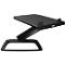 Support pour ordinateur portable Fellowes Hana™ LT, pour 1 ordinateur portable jusqu'à 19' &amp; jusqu'à 4,5 kg, réglable en hauteur/rotatif, gestion des câbles, L 342 x P 396 x H 102 mm, noir